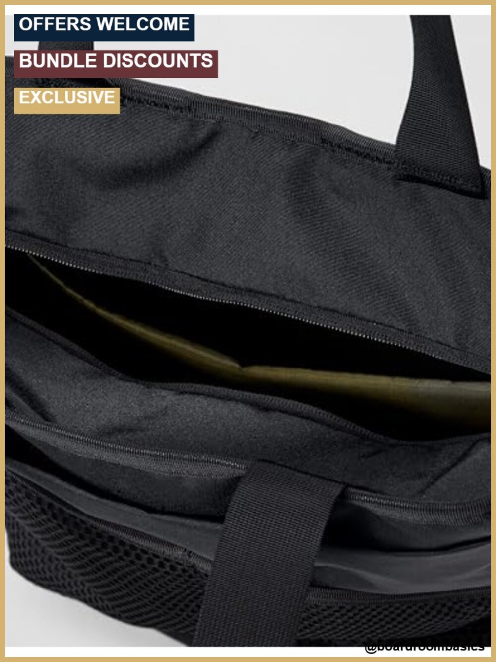 Convertible Tote Backpack 22L Laptop Sleeve Nylon Polyester Zipper - Picture 4 of 6